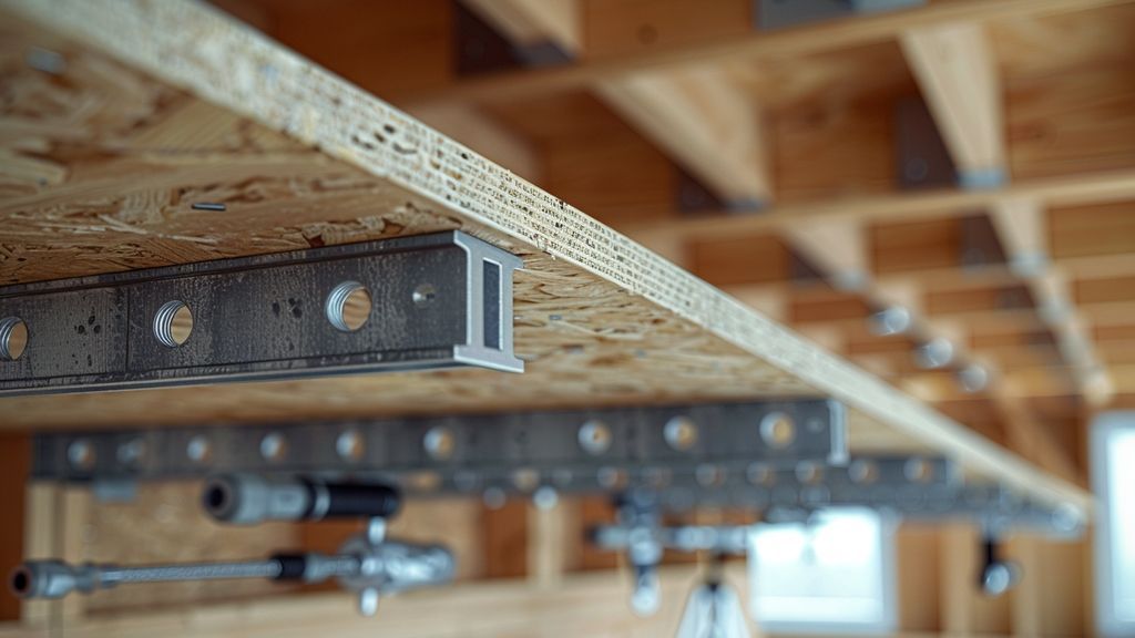 Installation du lit escamotable plafond